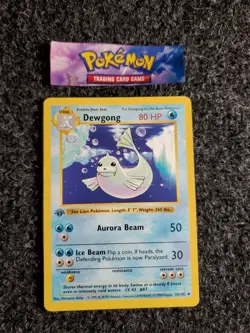 Dewgong 25/102 1999 1st Edition Base Set Pokemon Card Shadowless - NM - Image 1