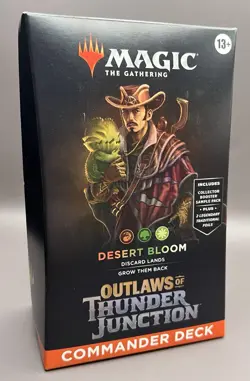 Magic MTG Outlaws of Thunder Junction: Commander Deck Desert Bloom (SEALED) - Image 1