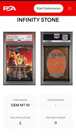 MTG Magic The Gathering The Soul Stone 0243 Borderless Spider-Man Thanos PSA 10 - Image 4
