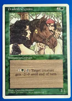 1 BANNED MTG | Pradesh G | Fourth Edition | 1995 | Magic The Gathering |NM - Image 1