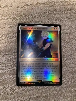 Cloud, Midgar Mercenary Final Fantasy Foil - Image 1