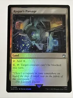 MTG Universes Beyond: Doctor Who Rogue's Passage Foil 0299 NM - Image 1