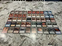 Mtg Sliver Lot x50 Magic The Gathering Sliver Lot Winged Muscle Sinew Sliver LP - Image 1