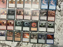 Mtg Sliver Lot x50 Magic The Gathering Sliver Lot Winged Muscle Sinew Sliver LP - Image 2