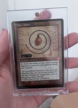 Mox Amber Serialized (441/500) Magic: The Gathering TCG - Image 1