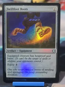 Swiftfoot Boots Commander Legends: Battle for Baldur's Gate Foil - Image 1