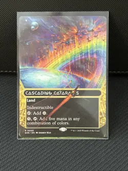 Cascading Cataracts (Borderless) Edge of Eternities: Stellar Sights Regular - Image 1