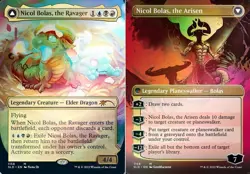 1x Nicol Bolas, the Ravager // Nicol Bolas, the Arisen ~~ Borderless (1158) - Fo - Image 1