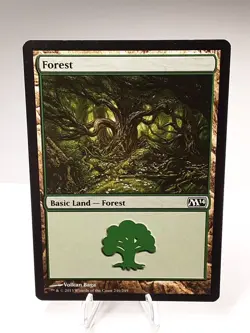 MTG - M14 - Forest - #246 - Lightly Played - Image 1