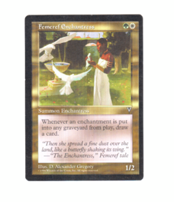 Femeref Enchantress *Visions* MTG Magic the Gathering - Image 1