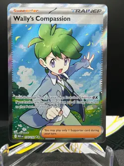 Wally's Compassion Ultra Rare Full Art 176/132 Pokemon Mega Evolution English - Image 1