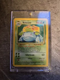 Pokemon TCG Venusaur Holo Base Set 15/102 Good Condition Ungraded - Image 1