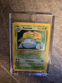 Pokemon TCG Venusaur Holo Base Set 15/102 Good Condition Ungraded - Image 2