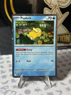 Pokemon Psyduck Cosmos Holo Promo MEP 007 Mega Evolution Pokemon Blister RARE NM - Image 1