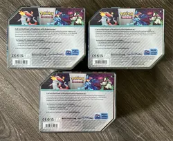 Pokemon Paldea Partners Tins Lot of 3 - Brand New Sealed - Image 2