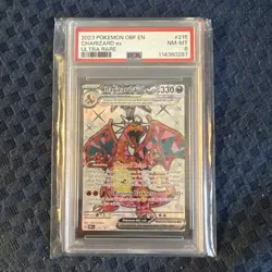 Pokemon TCG - Charizard ex - 215/197 Obsidian Flames - PSA 8 Near-Mint to Mint - Image 3