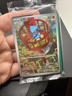 Riolu 010 Mega Evolutions ETB Pokemon Center Stamped Black Star Promo SEALED - Image 2