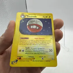 Pokemon TCG Electrode eReader Aquapolis 8/147 Reverse Holo Rare 2002 LP - Image 3