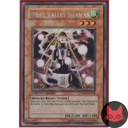 Yugioh Mist Valley Shaman HA01-EN005 Secret Rare LP - Image 1