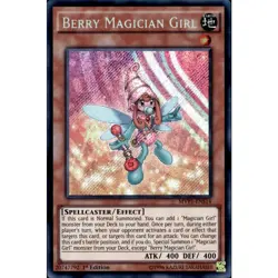 Berry Magician Girl Yu-Gi-Oh! MVP1-ENS14 1st Secret Rare - Image 1