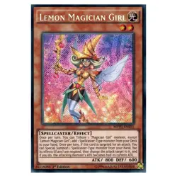 Lemon Magician Girl Yu-Gi-Oh! MVP1-ENS51 1st Secret Rare - Image 1