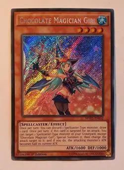 Chocolate Magician Girl Yu-Gi-Oh! MVP1-ENS52 1st Secret Rare - Image 1