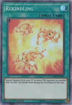 Yugioh! LP Rekindling - MYFI-EN055 - Super Rare - 1st Edition Lightly Played, En - Image 1