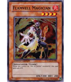 Yugioh - Flamvell Magician (Super Rare) (Limited Edition) - HA01-EN008 P - Image 1