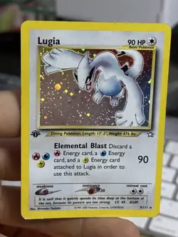 1st Edition Lugia 9/111 Neo Genesis 2000 Holo Rare WOTC Pokemon Card TCG - Image 3