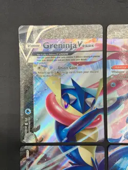Pokemon TCG Promo Cards SWSH 155-158 Greninja V-UNION Full Set Of 4 *NM* - Image 2