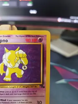 Pokemon TCG Hypno Fossil Card 23/62 1st Edition Regular Non-Holo Rare LP Clean! - Image 3