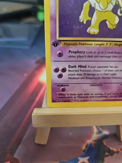 Pokemon TCG Hypno Fossil Card 23/62 1st Edition Regular Non-Holo Rare LP Clean! - Image 5