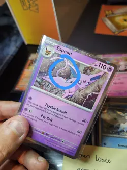Prismatic Evolution Costco Tin Bundle Cosmo Holo Promo Cards - Swirls On All 🌀 - Image 2