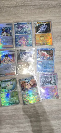 Pokemon Prismatic Evolutions Pokeball Reverse 18 Card Lot - Image 4