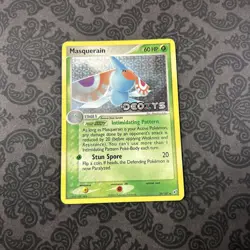 Masquerain 39/107 Ex Deoxys Holo Uncommon Stamped Pokemon Trading Card - Image 1