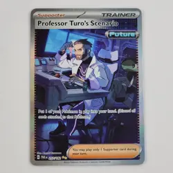 Pokemon Professor Turo's Scenario Paradox Rift 257/182 SIR Holo Card TCG NM+ - Image 1
