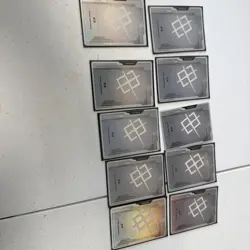 Bandai Chinese GUNDAM Card Game Limited BOX Ver.β Resource C+ Parallel Set of 10 - Image 1