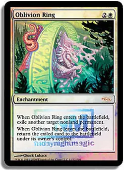 Oblivion Ring (FNM) FOIL Promo PLD Enchantment Special MAGIC MTG CARD ABUGames - Image 1