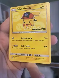 Ash's Pikachu - SM111 - Pokemon TCG Sun & Moon Promo Rare Card HP - Image 4