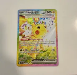 Pokemon Pikachu TCG EX Card 238/191 Surging Sparks SIR, Light Play to Mod Play - Image 2