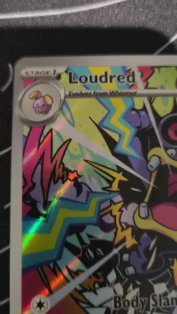 Pokemon TCG -Loudred 212/182 Paradox Rift illustration rare card - Image 2