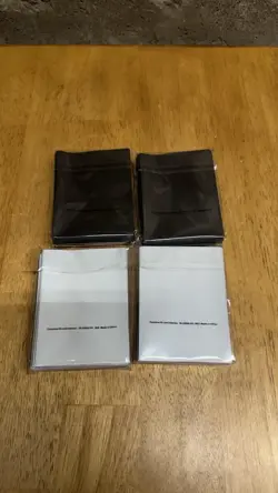 Pokemon Black Bolt White Flare ETB Card Sleeves 65 Count 4 Packs Sealed - Image 2