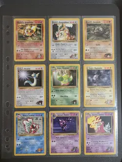 Vintage Pokemon TCG - Gym Heroes Bundle - 27 Cards - Conditions Vary See Pics - Image 1