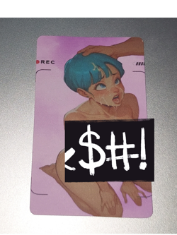 Dragon ball Bulma Waifu Hentai Card - Image 1
