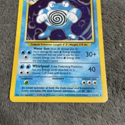 Pokemon TCG Base Set Poliwag Poliwhirl Poliwrath Holo Pokemon Card Bundle LP-MP - Image 3