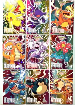 Pokemon Attacks Card Database - Lot Of 9 - All Holos/Base - Image 2