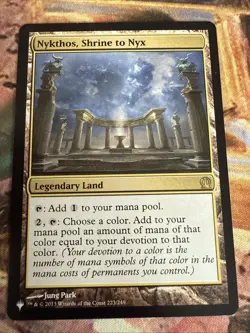 Nykthos, Shrine to Nyx-Foil-Theros-Magic The Gathering-MTG- Mint - Image 1
