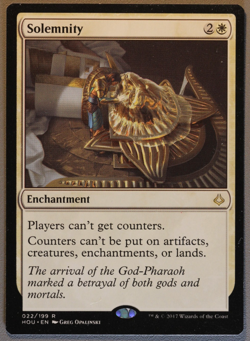 Solemnity - MTG - Hour of Devastation - Magic: the Gathering - Image 1