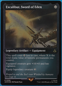 Excalibur, Sword of Eden (ETCHED) FOIL Assassin's Creed NM (504505) ABUGames - Image 1