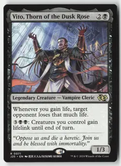 MTG - Vito, Thorn of the Dusk Rose (Anime) R Foundations Jumpstart 71 LP-NM - Image 1
